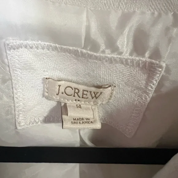 J. Crew White Linen Blazer - Picture 3 of 3